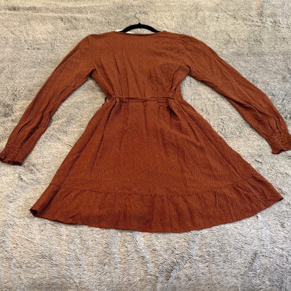 Abercrombie & Fitch Rust Mini Dress - Picture 6 of 10